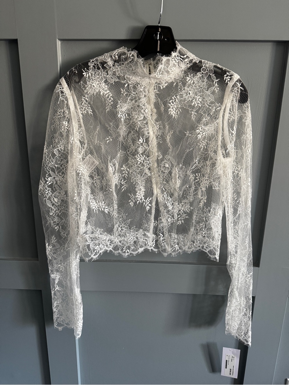 Lace wedding dress topper sz 14